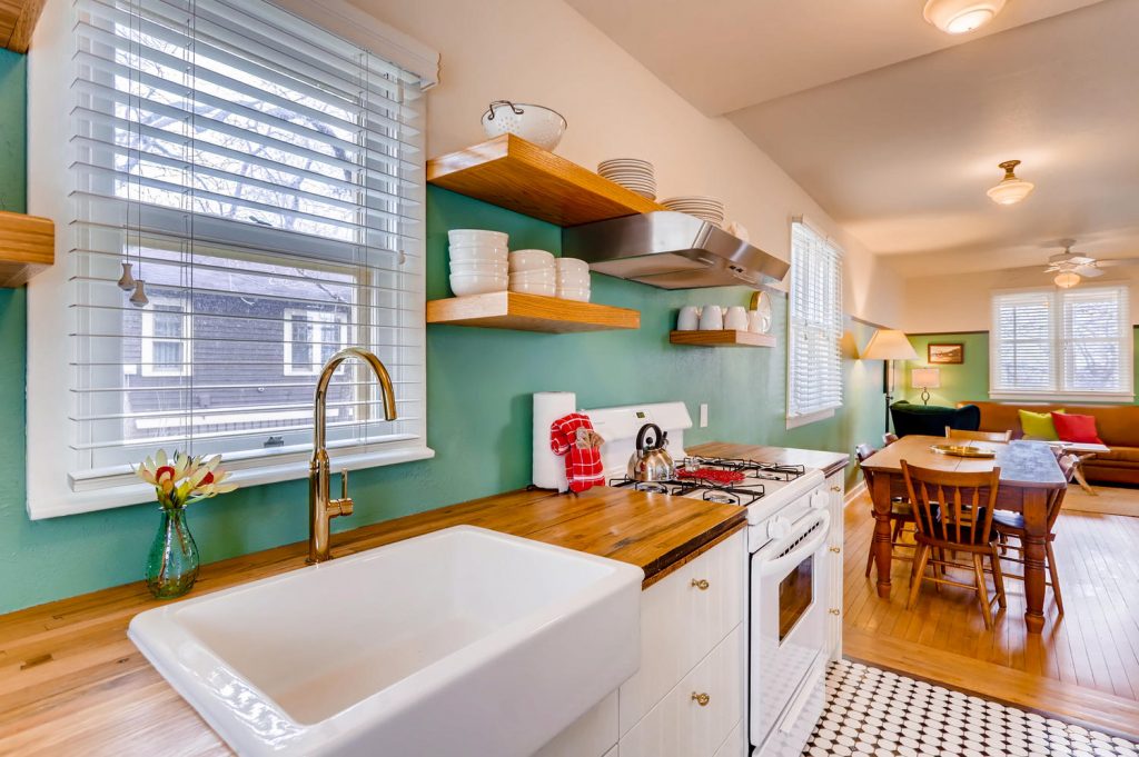 kitchen of cottage